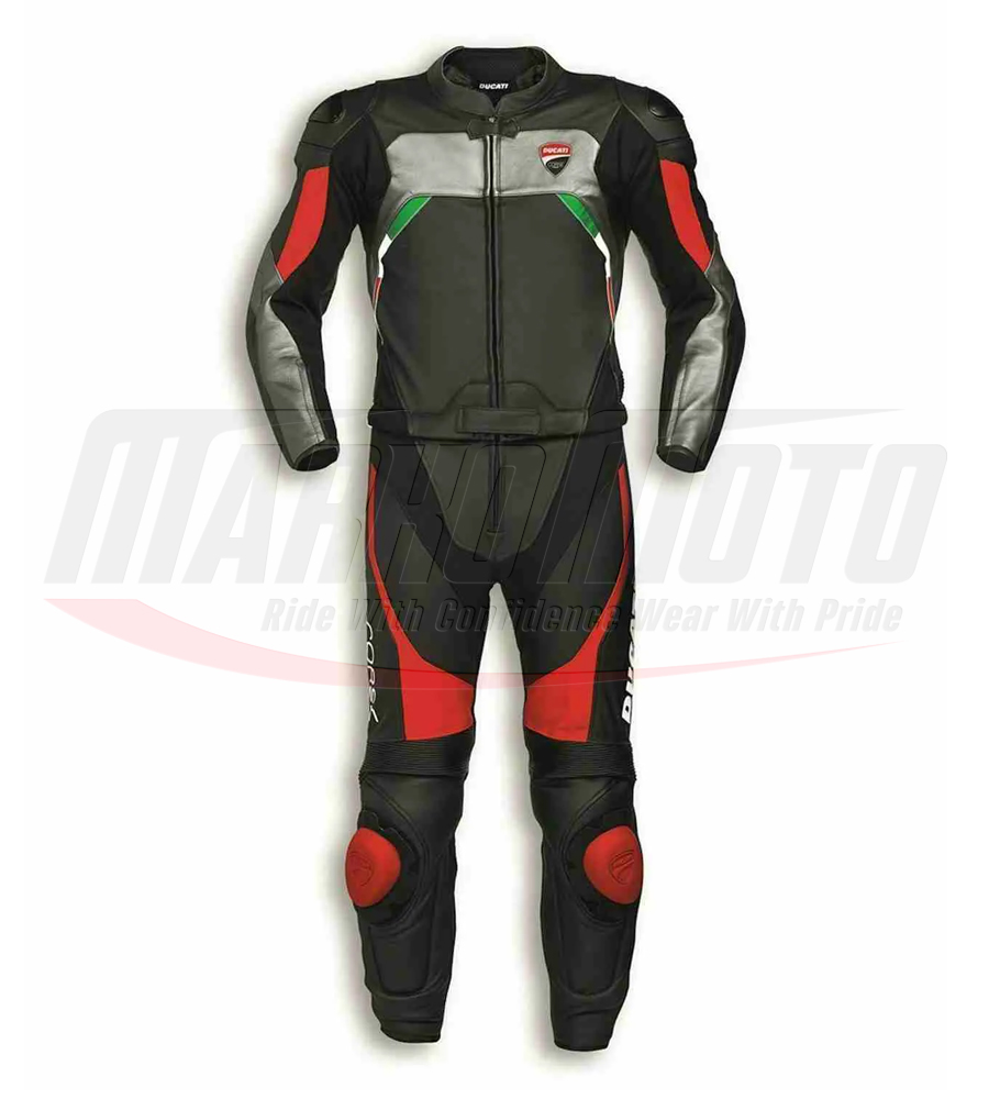 Ducati Corse C3 Black Motogp Leather Racing Suit