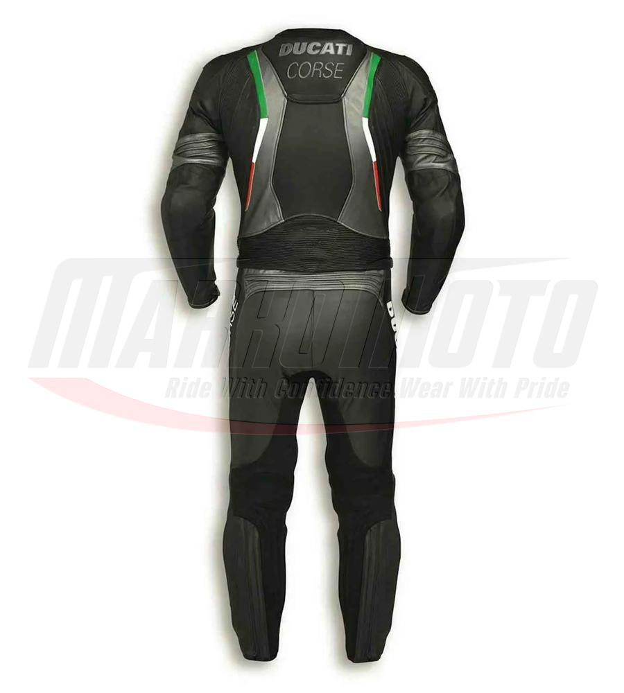Ducati Corse C3 Black Motogp Leather Racing Suit Ducati Corse C3 Black Motogp Leather Racing Suit