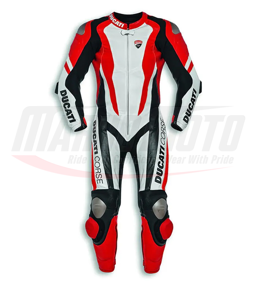 Ducati Corse K1 Motorcycle Racing Leather Suit