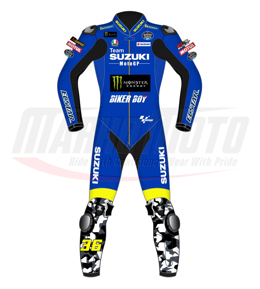 Joan Mir Suzuki Motorcycle Leather Racing Suit