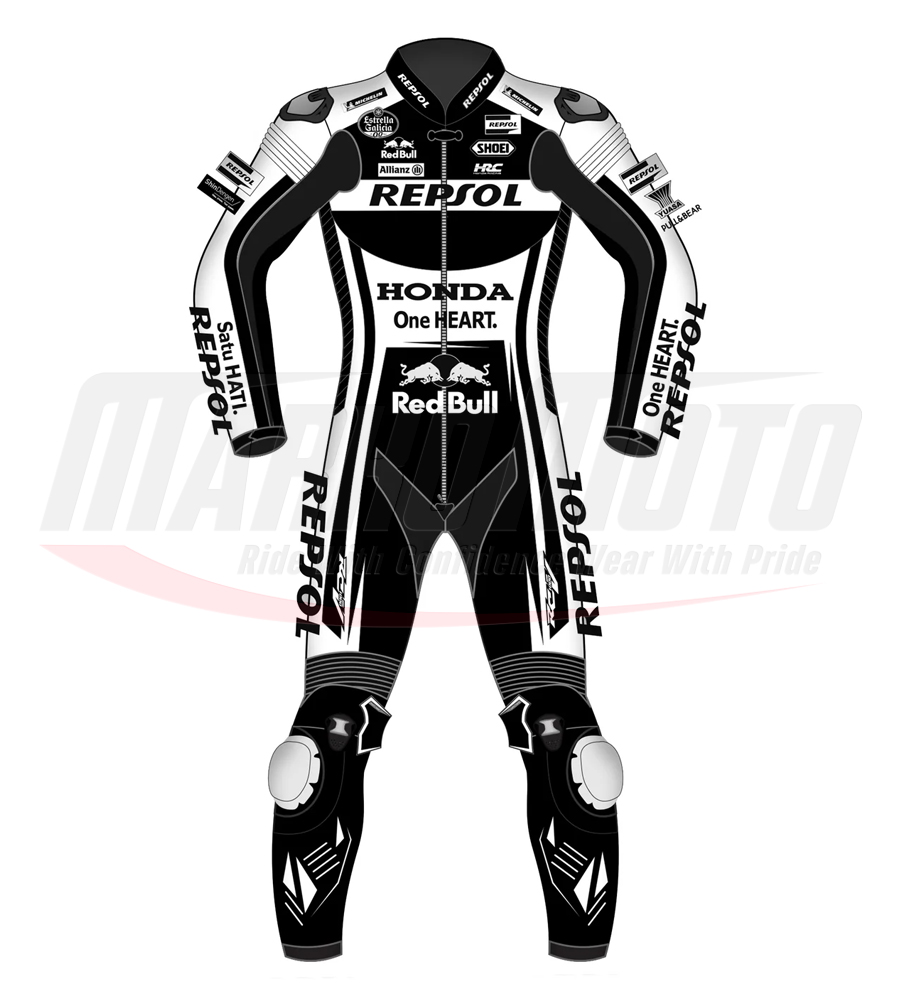 Marc Marquez Motorcycle Road Racing Leathers Suit