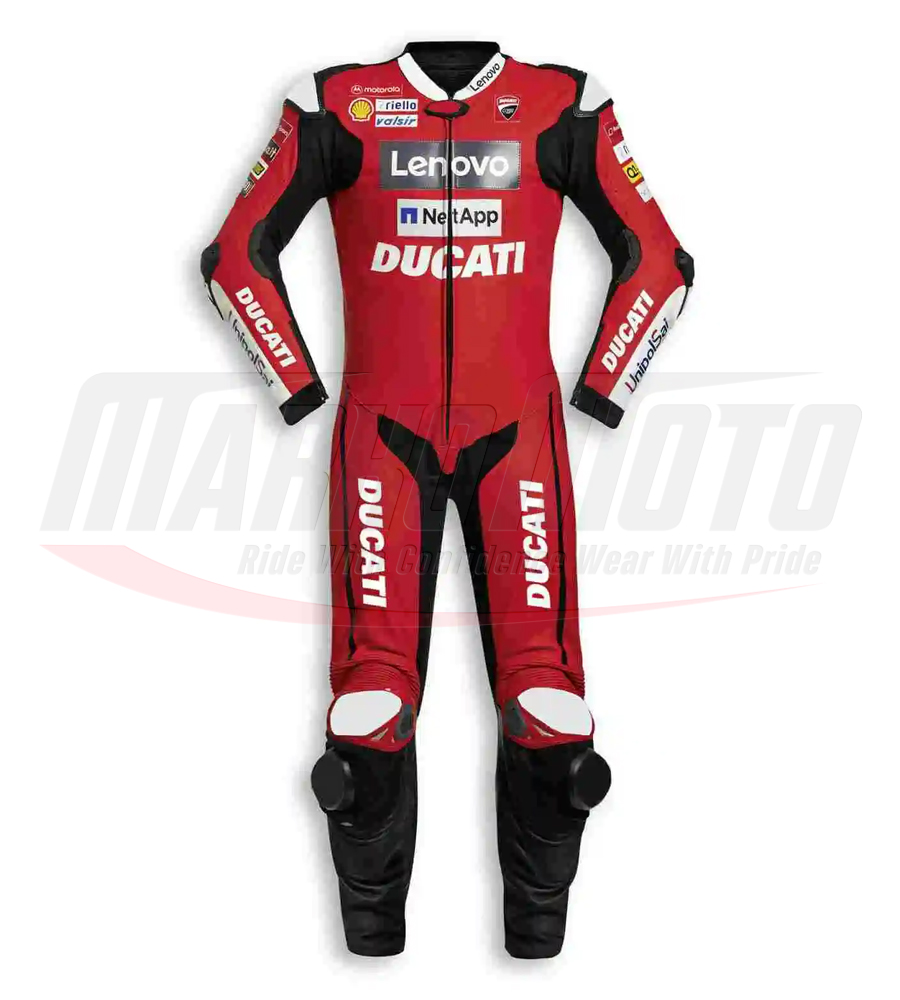 New Ducati Lenovo Motorbike Racing Leather Suit 2023