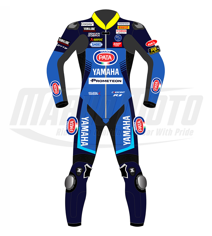 Toprak Razgatlioglu Pata Yamaha WSBK Leather Racing Suit