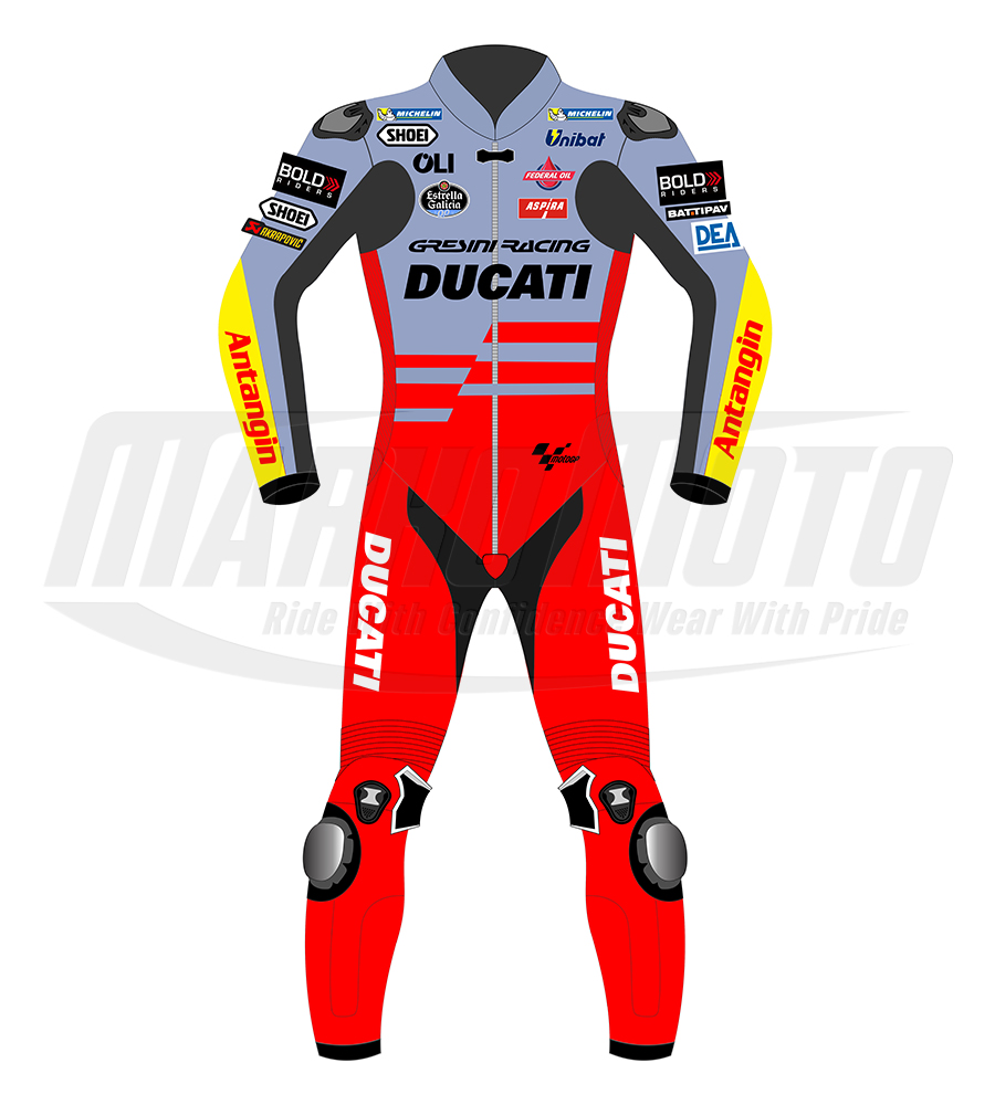 Alex Marquez Ducati Motorcycle Leather Racing Suit