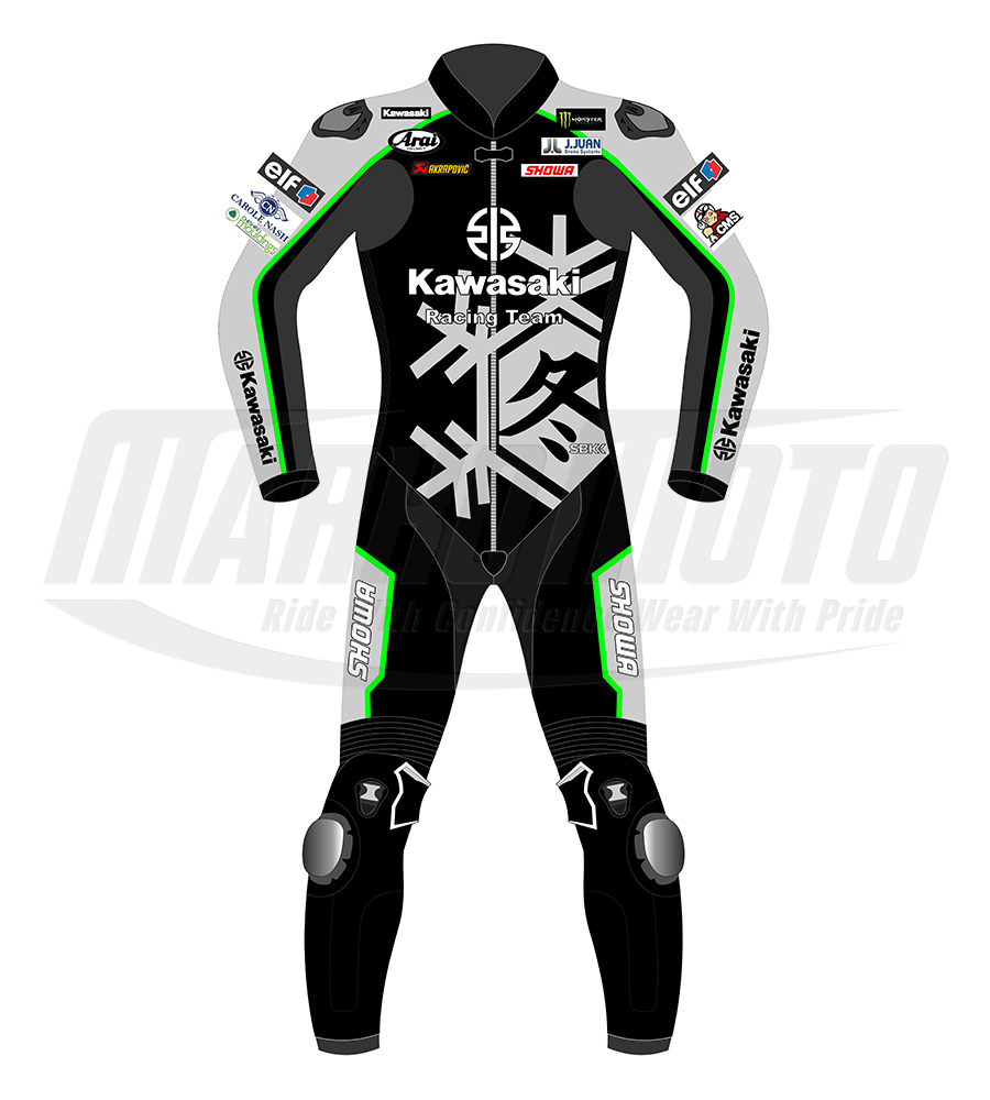 Jonathan Rea Kawasaki Jerez Motorcycle Leather Suit