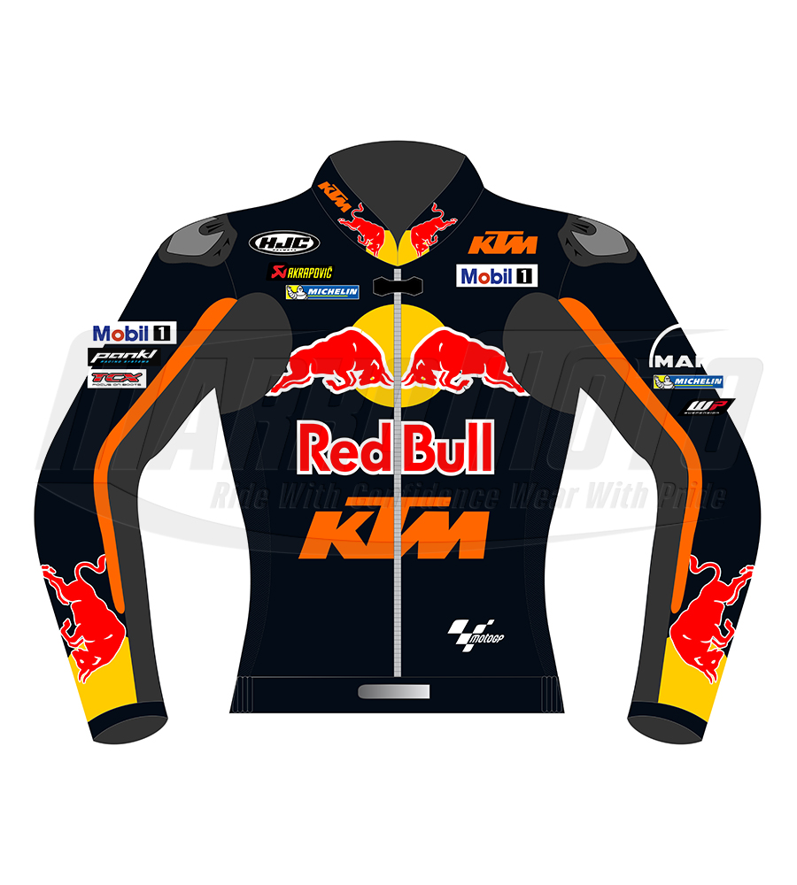 KTM Red Bull Brad Binder MotoGP 2023 Motorcycle Race Jacket