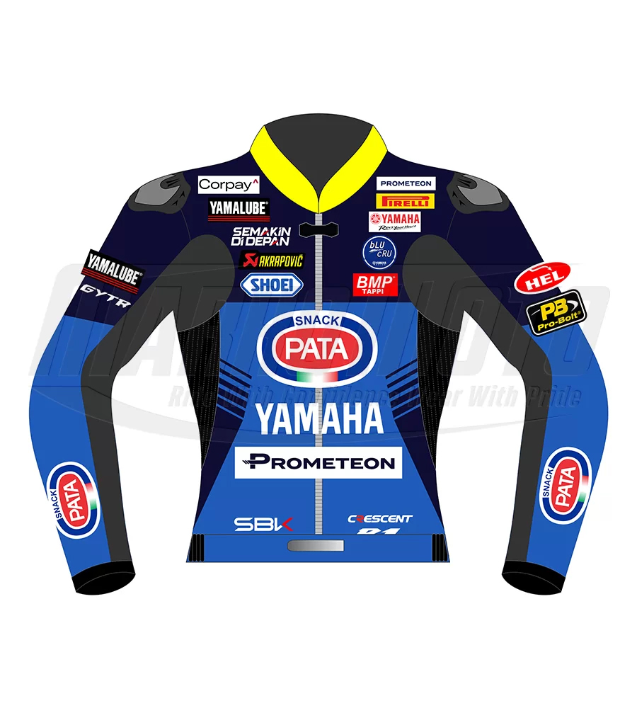 Yamaha Sbk Toprak Razgatlioglu Pata Motorcycle Racing Jacket