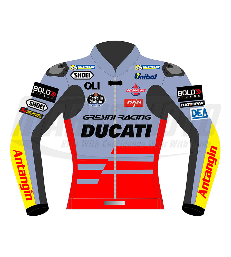 Ducati Fabio Di Giannantonio Team Gresini Leather Racing Jacket