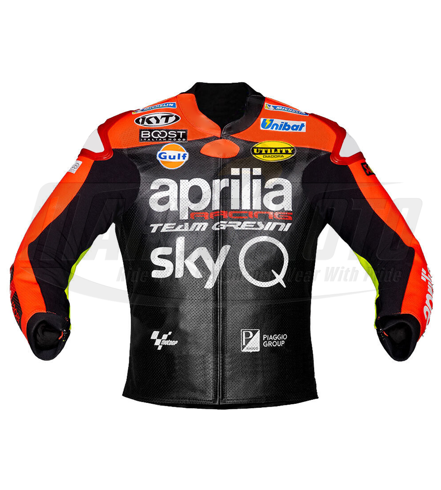 Aleix Espargaro Aprilia Premium Motorcycle Racing Jacket