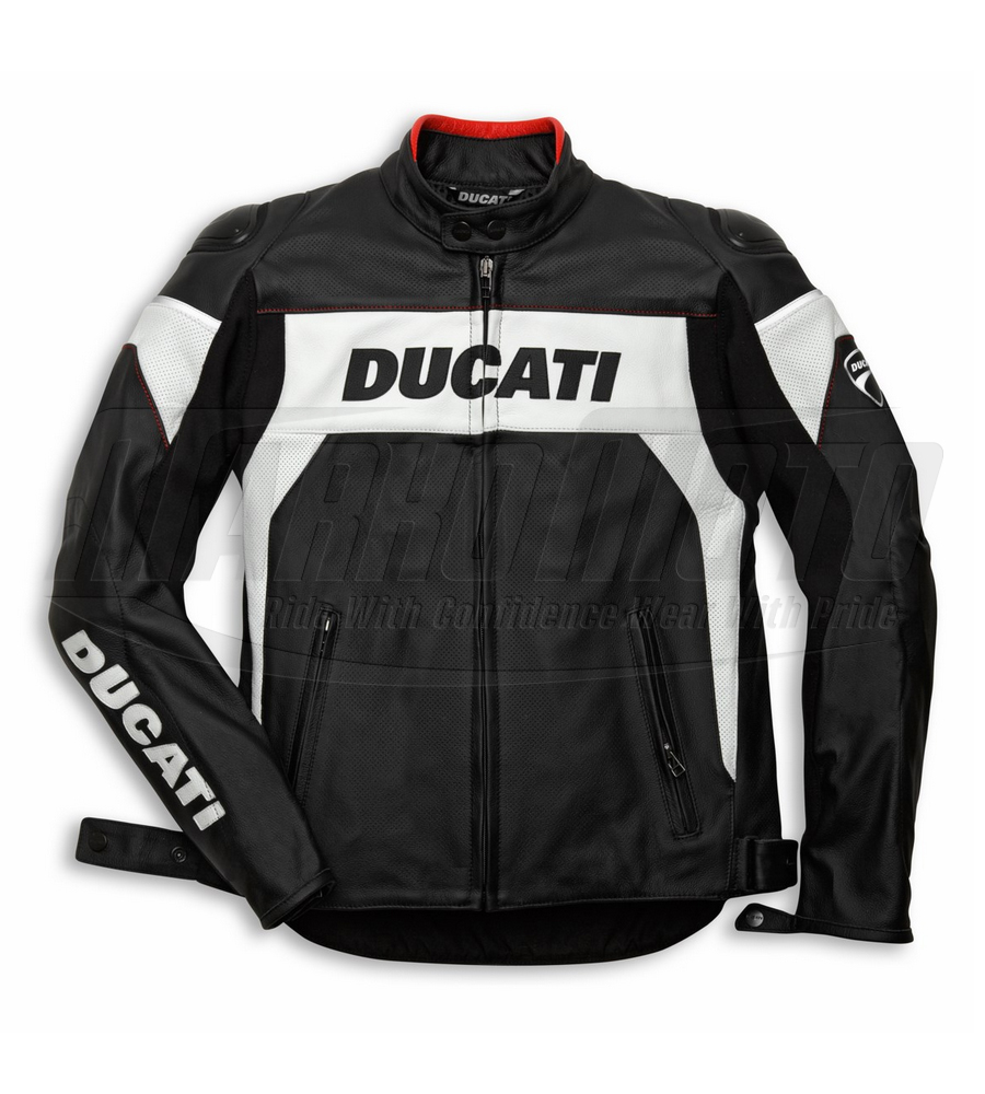 Ducati Hi-Tech 13 Motorcycle Leather Racing Jacket