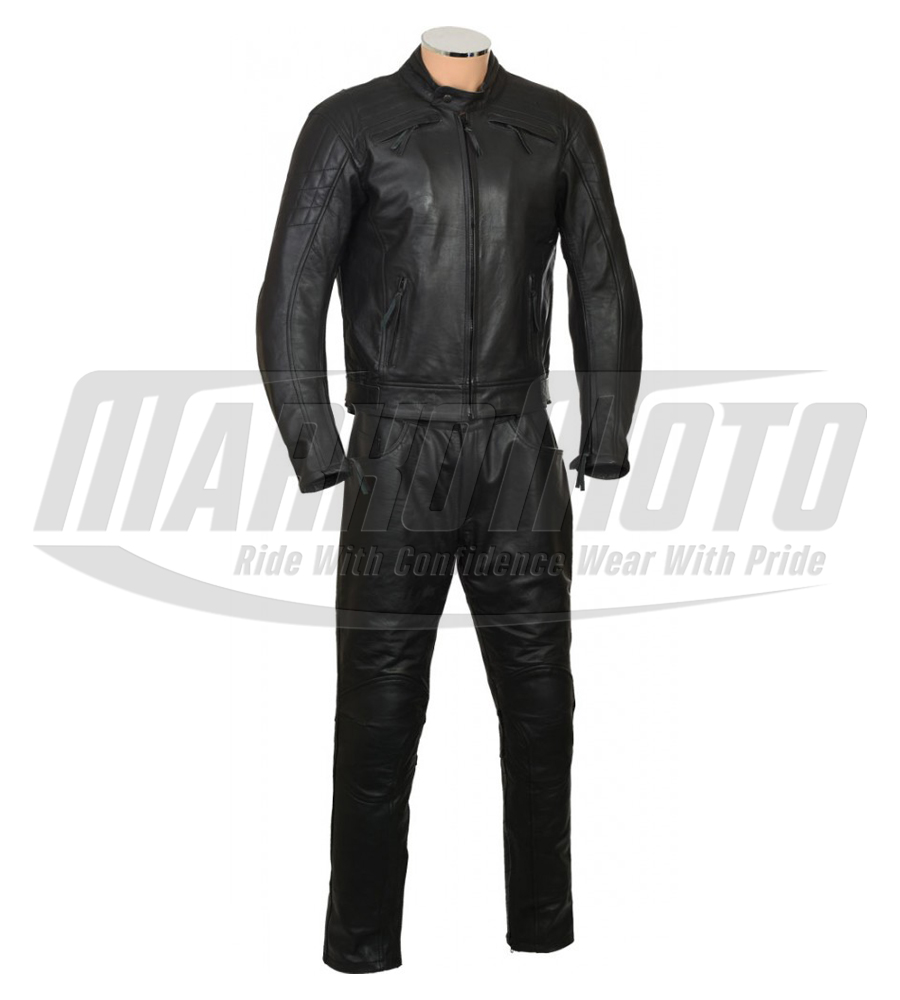 Suzuki GSXR Blue Motorcycle Leather Racing Suit