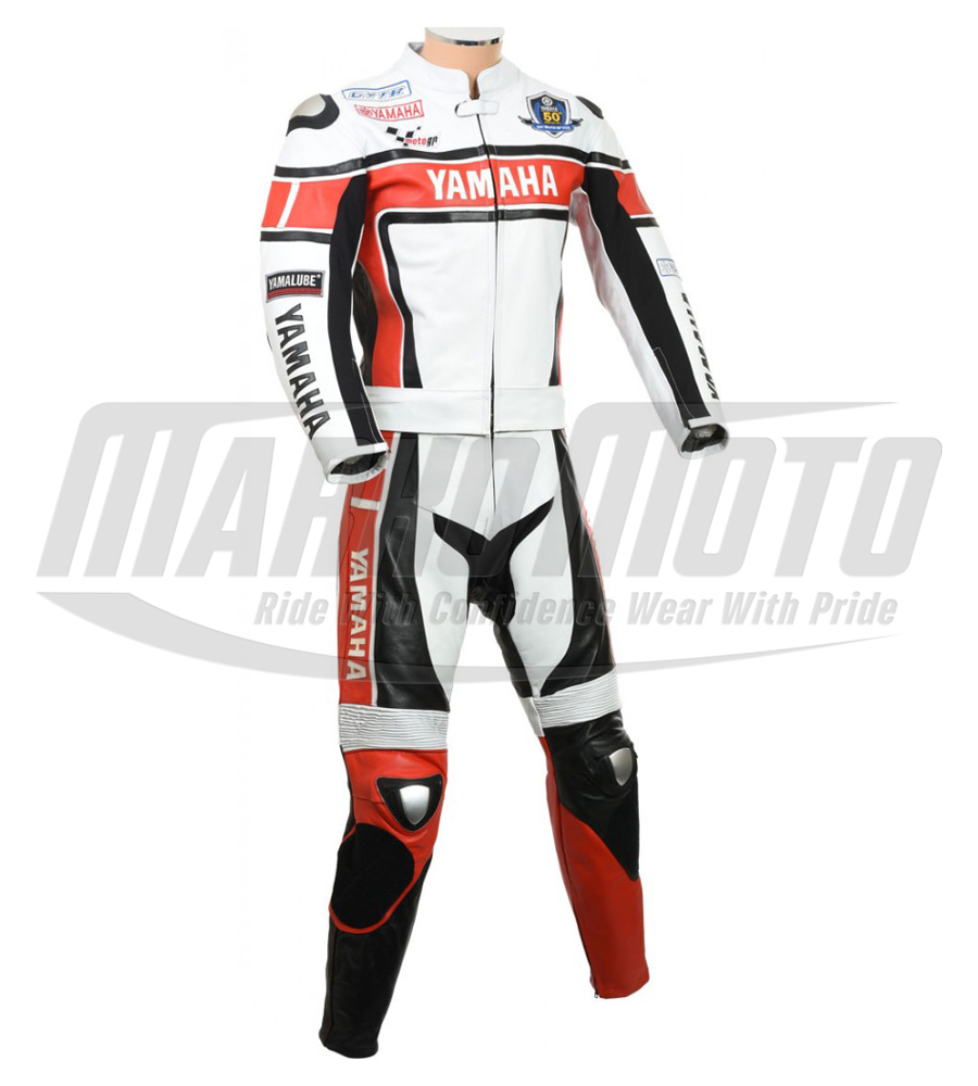 Suzuki GSXR Blue Motorcycle Leather Racing Suit