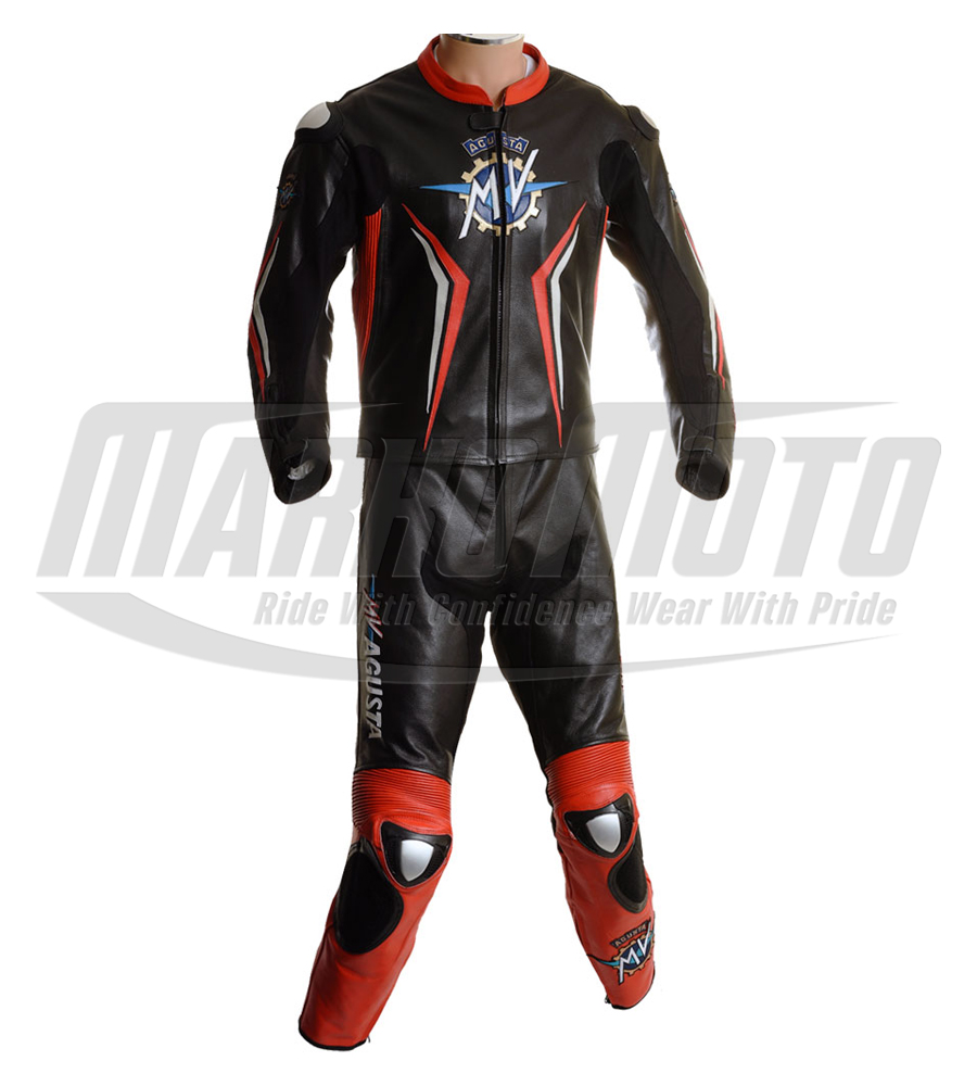 MV Agusta WSB Track Pro Motorcycle Leather Racing Suit