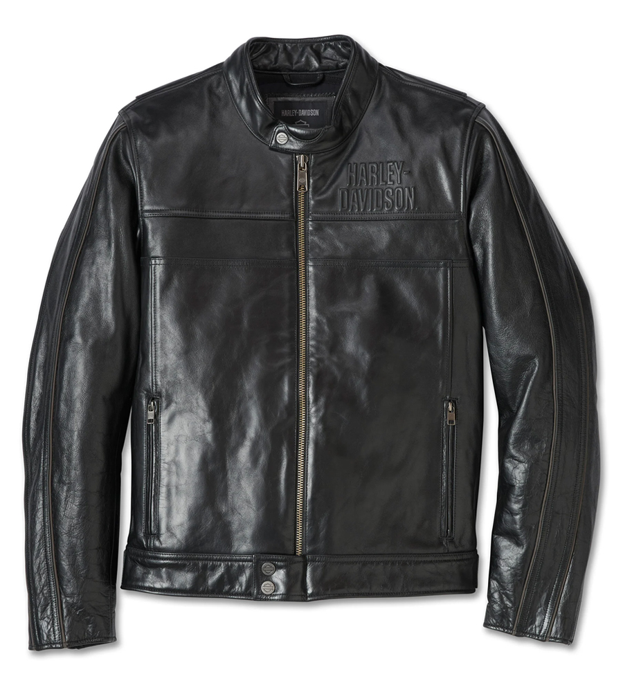 Harley-Davidson Triple Vent Passing Motorcycle Leather Jacket