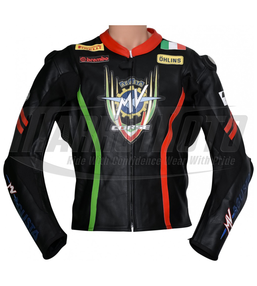 BMW S1000RR Super Sports Motorcycle Leather Racing Jacket