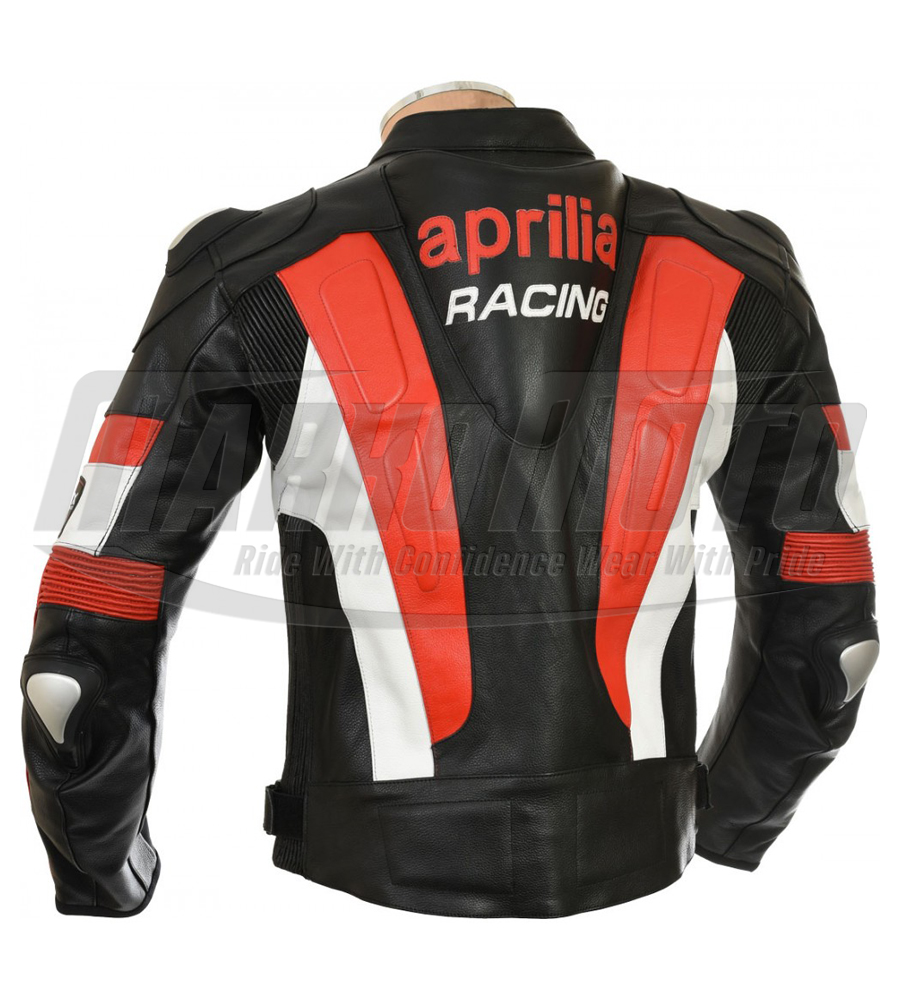 Aprilia Racing RSV Motorcycle Leather Racing Jacket Aprilia Racing RSV Motorcycle Leather Racing Jacket