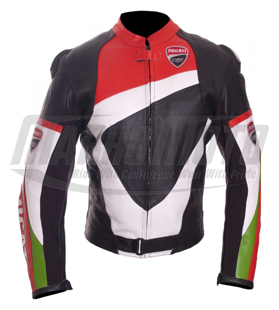 Suzuki GSXR Motorcycle Leather Racing Jacket