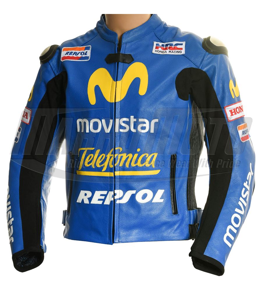 Suzuki GSXR Motorcycle Leather Racing Jacket