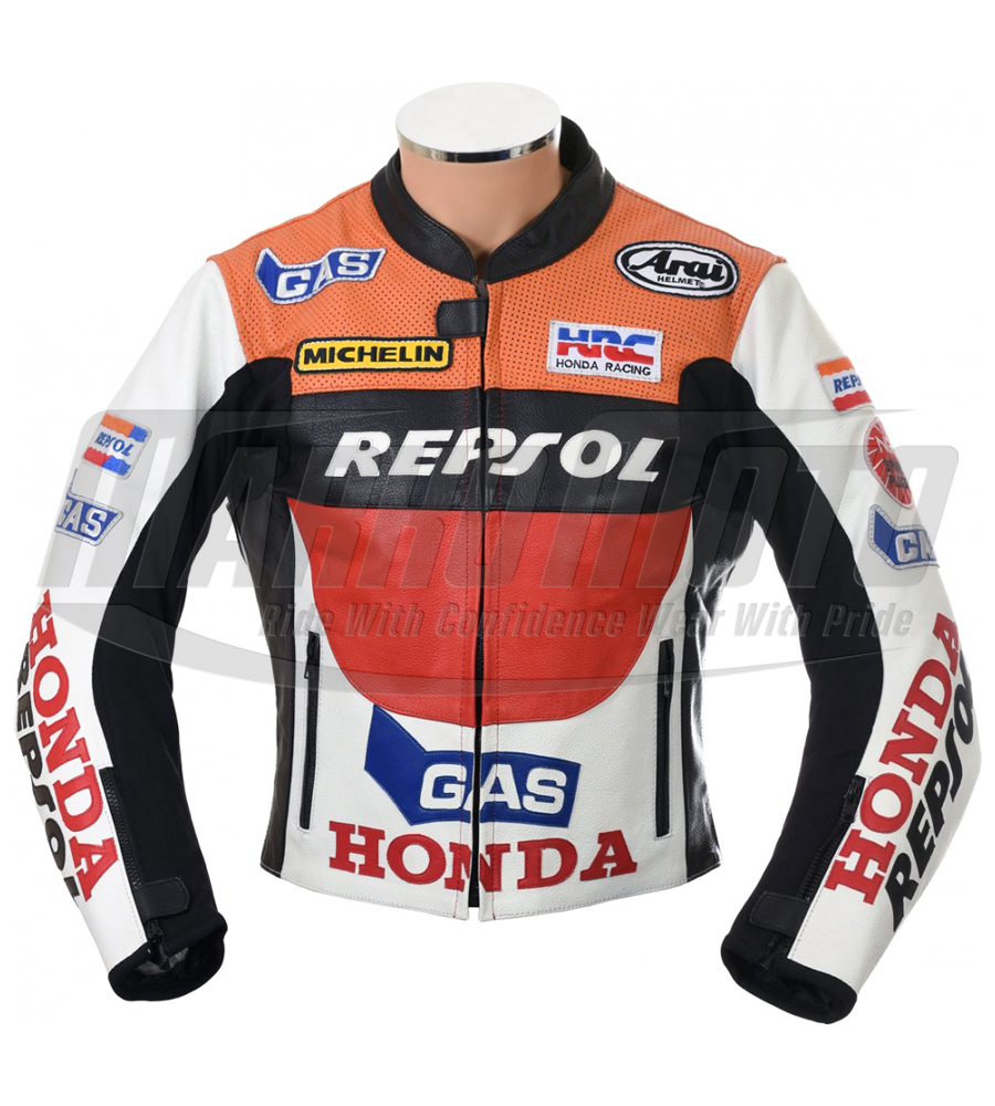 BMW S1000RR Super Sports Motorcycle Leather Racing Jacket