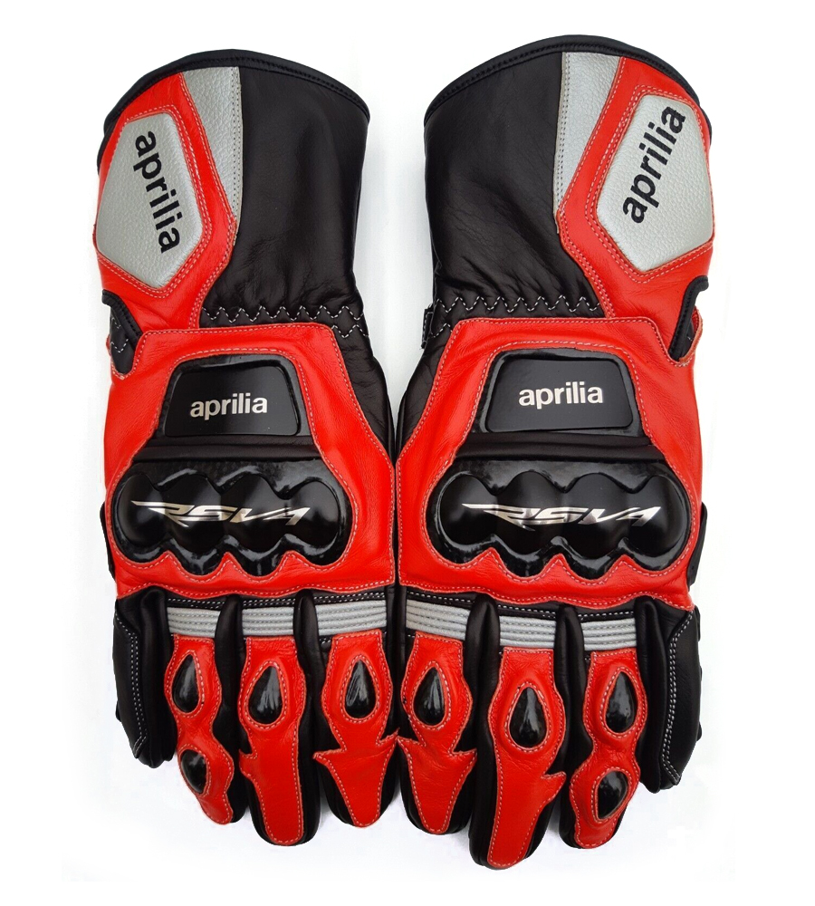 On Road MV Agusta MotoGP Motorcycle Racing Leather Gloves