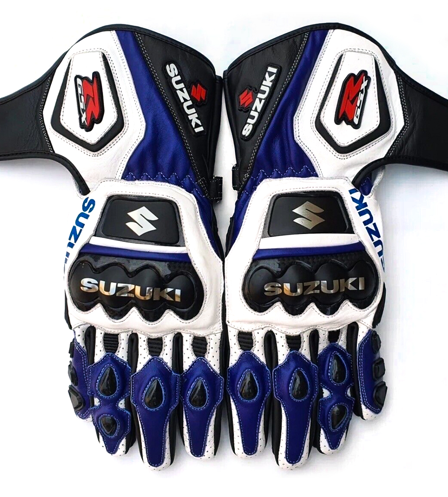 On Road MV Agusta MotoGP Motorcycle Racing Leather Gloves