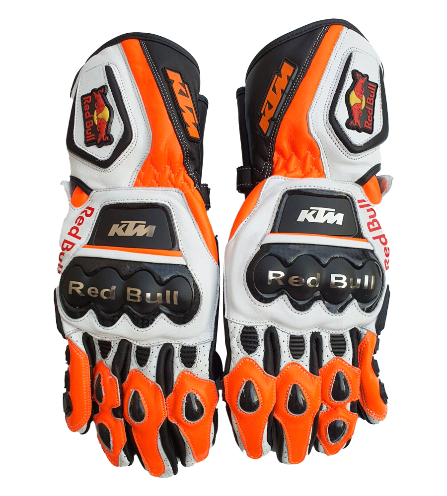 KTM Red Bull On road Multi Colors Racing Leather Gloves