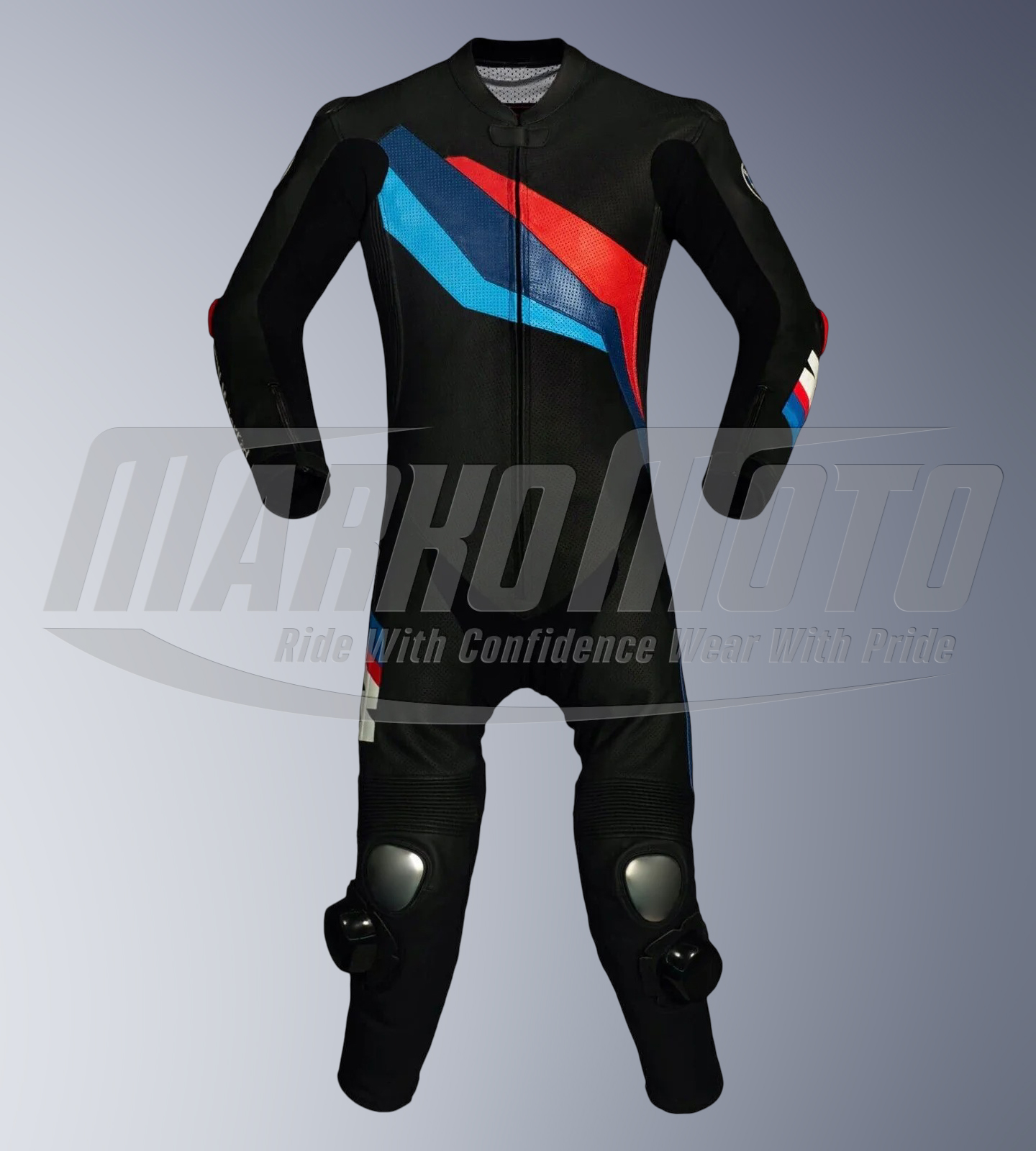BMW Motorbike Black Leather Racing Suit 2023