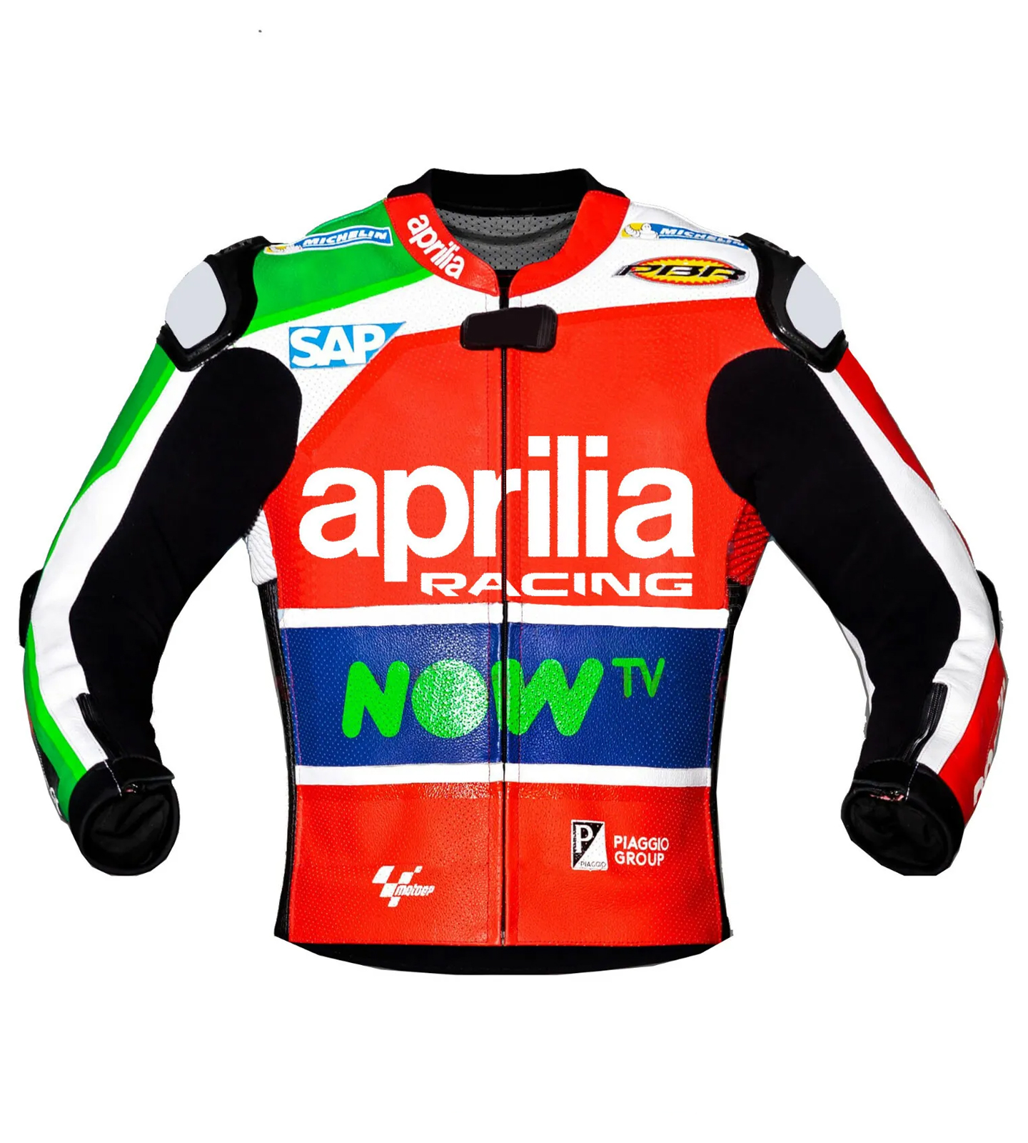 Aprilia Aleix Espargaro Motorcycle Racing Genuine Leather Jacket