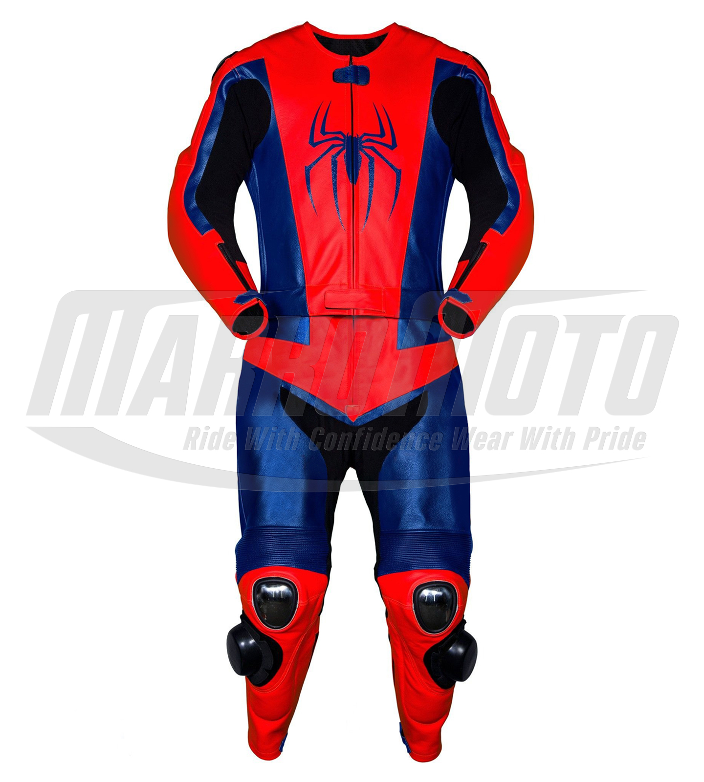 Spiderman Motorcycle Leather Racing Suit