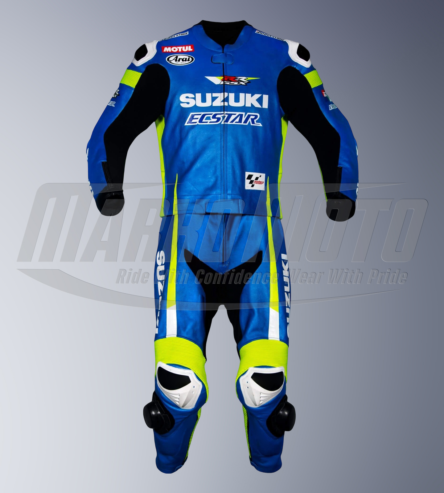 Maverick Vinales Suzuki MotoGP Leather Racing Suit