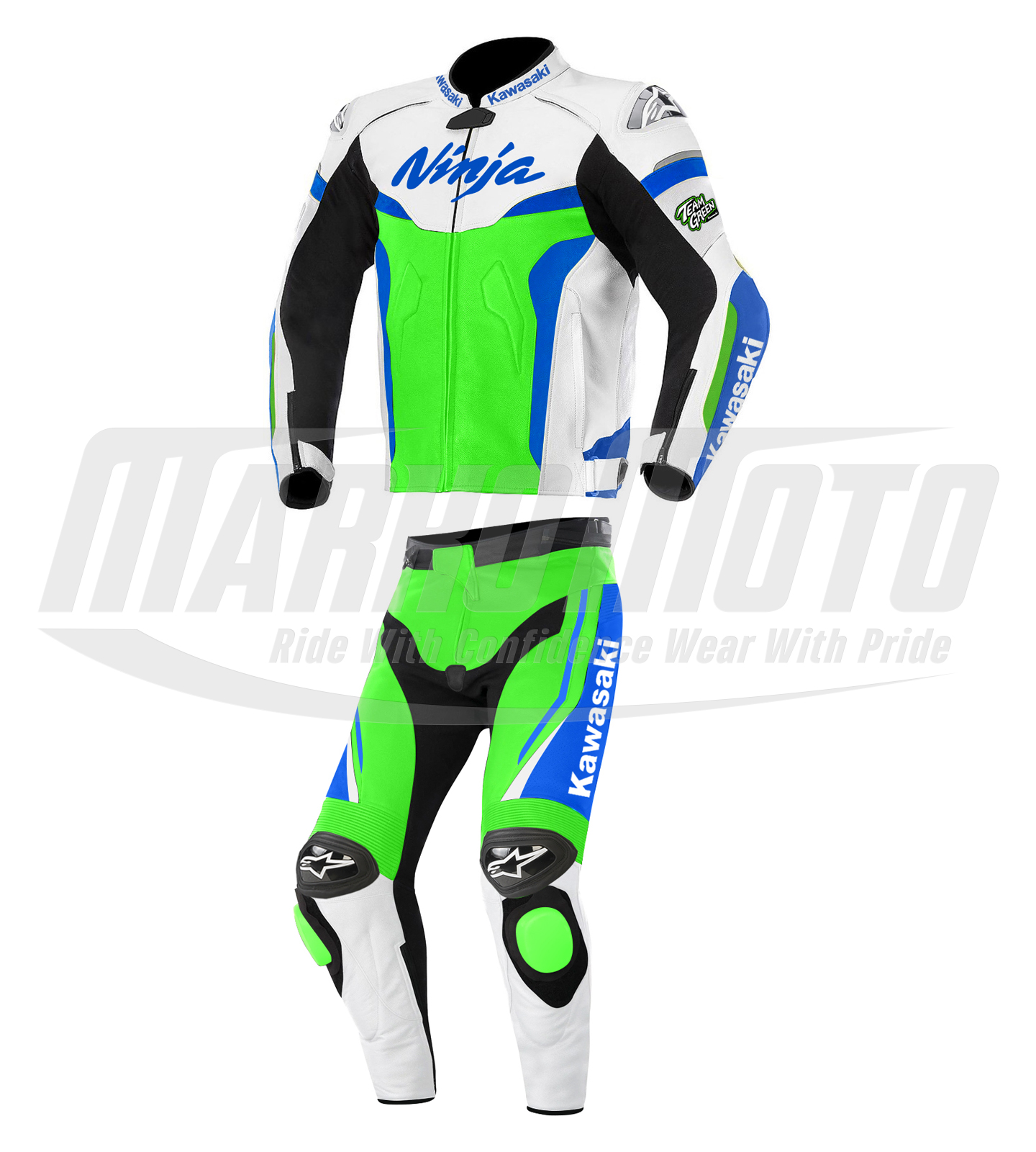 Kawasaki ZX-4RR Ninja Motorcycle Leather Racing Suit