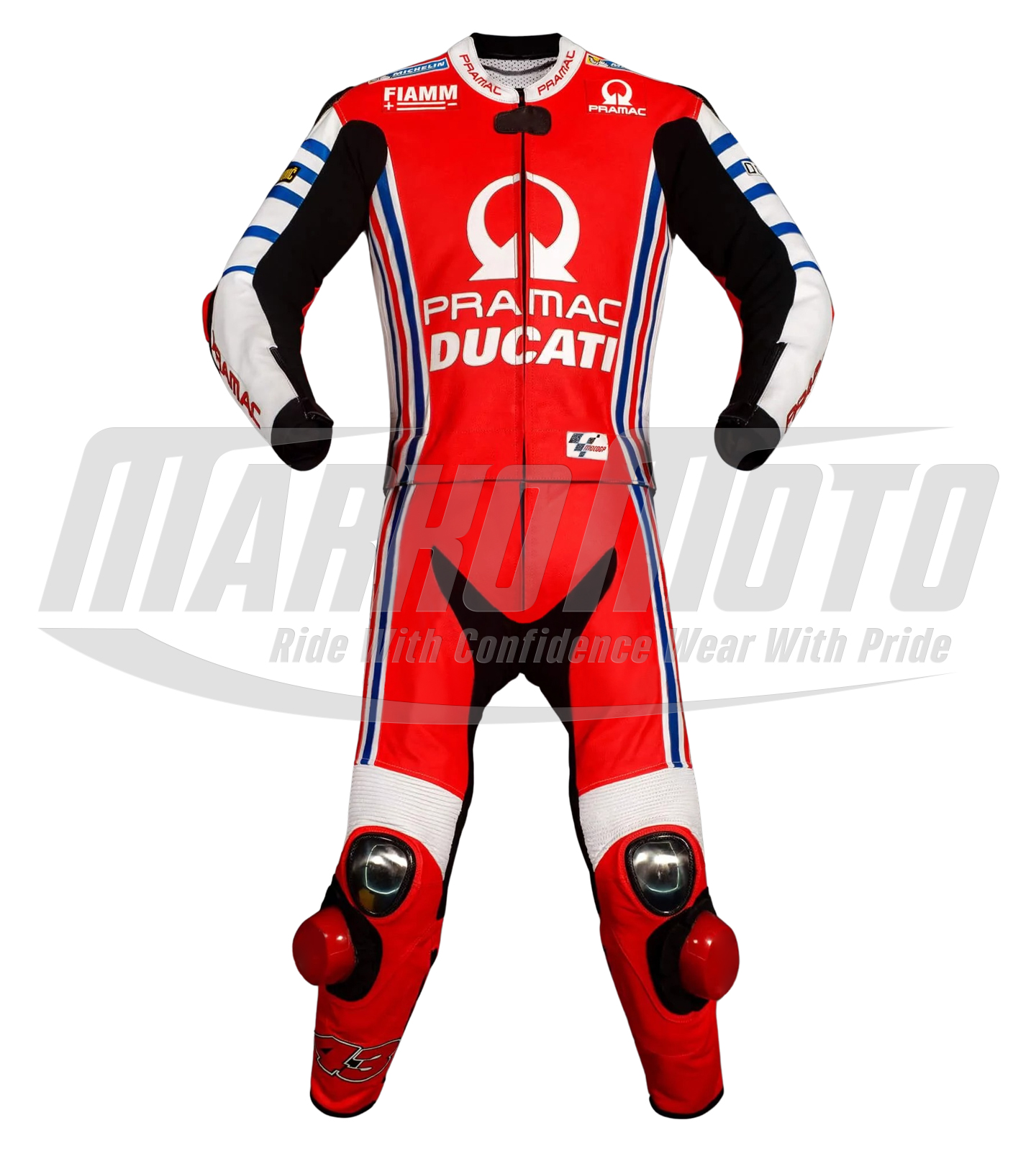 Ducati Aruba Scott Redding Motorcycle Racing Suit