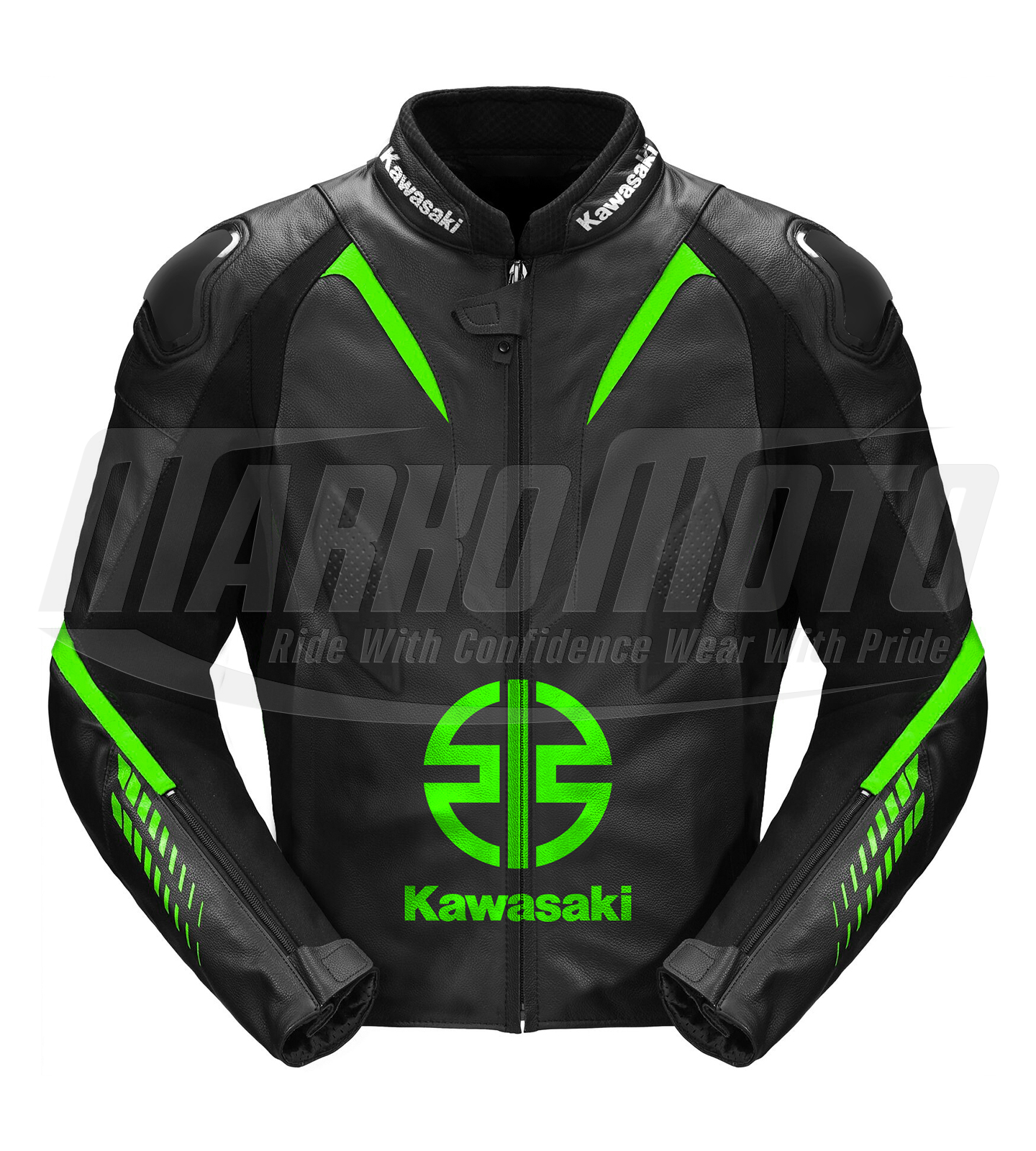 New Kawasaki Ninja Zx-10r Leather Racing Jacket