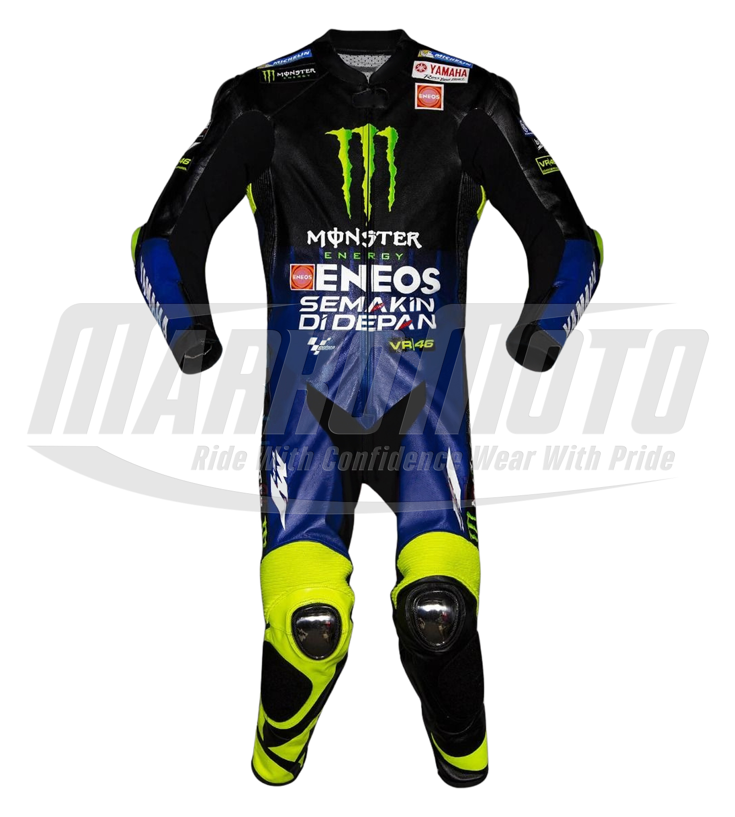 Valentino Rossi Monster Energy Leather Suit Motogp 2020